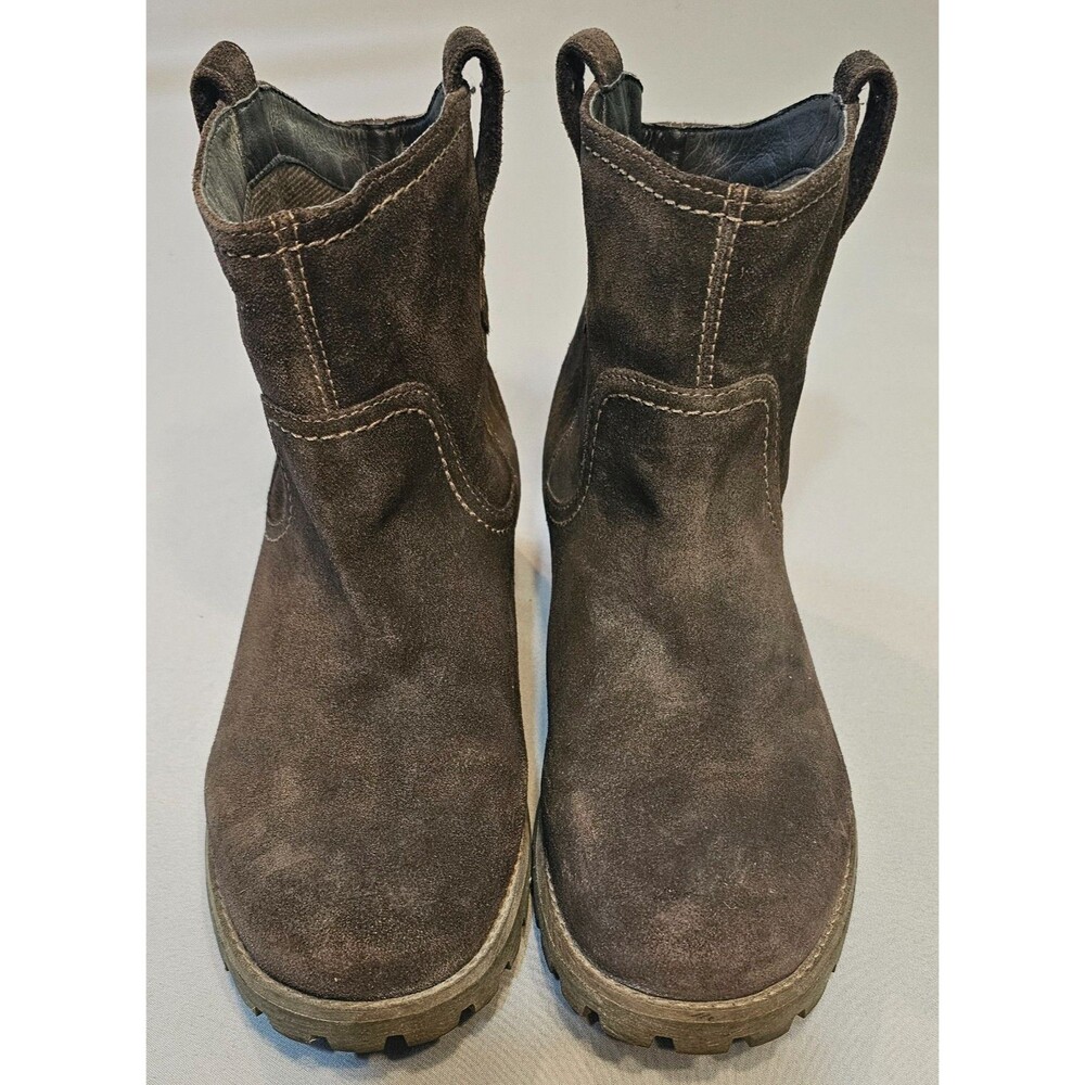 Timberland Earthkeepers Women’s 8 Boots 3267R Brown Suede Leather Rugged Outdoor - Picture 3 of 14